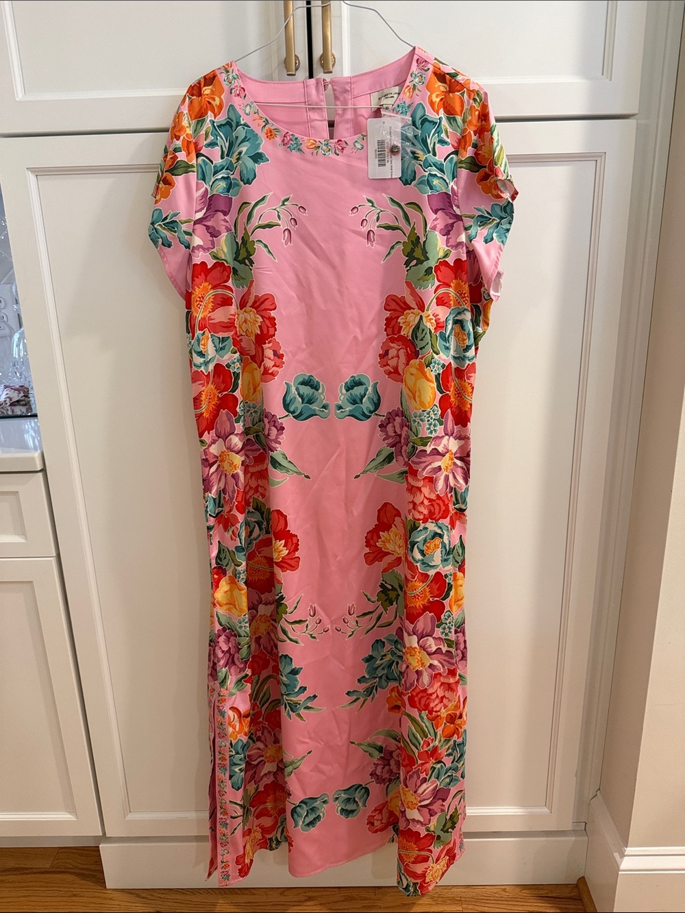 Elizabeth and James Pink Floral Maxi Dress